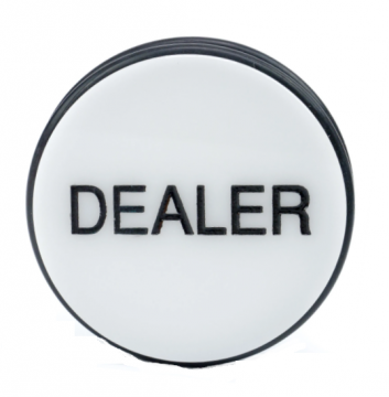 Dealer Puck, 3 in. Engraved with Rubber Bumpers